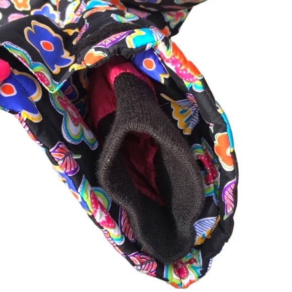 HANNA ANDERSSON Floral Far & Near Snow Bib / Snow Pants size 2 Toddler (80cm) - Picture 8 of 16